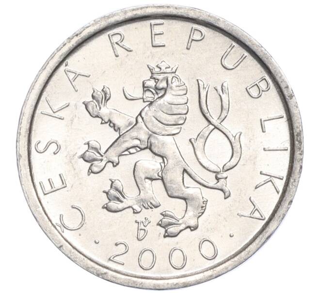 Монета 10 геллеров 2000 года Чехия (Артикул K11-114743)