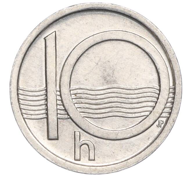 Монета 10 геллеров 2002 года Чехия (Артикул K11-114748)