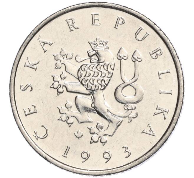Монета 1 крона 1993 года Чехия (Артикул K11-114750)