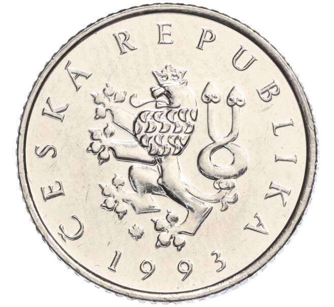 Монета 1 крона 1993 года Чехия (Артикул K11-114753)
