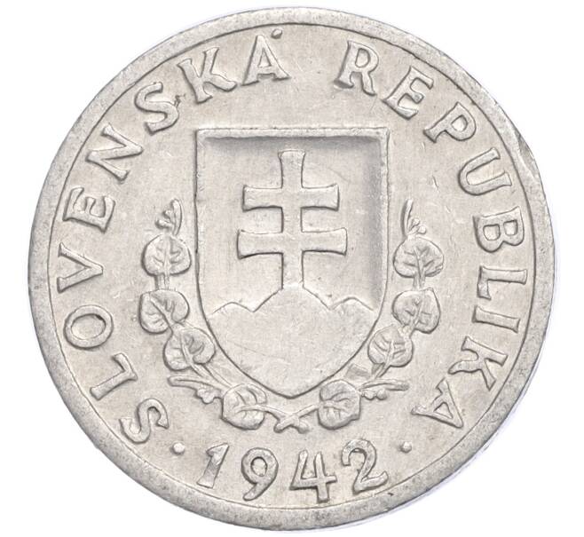 Монета 20 геллеров 1942 года Словакия (Артикул K11-114654)