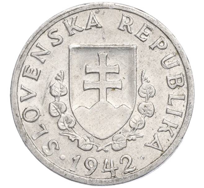 Монета 20 геллеров 1942 года Словакия (Артикул K11-114655)