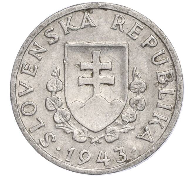 Монета 20 геллеров 1943 года Словакия (Артикул K11-114657)