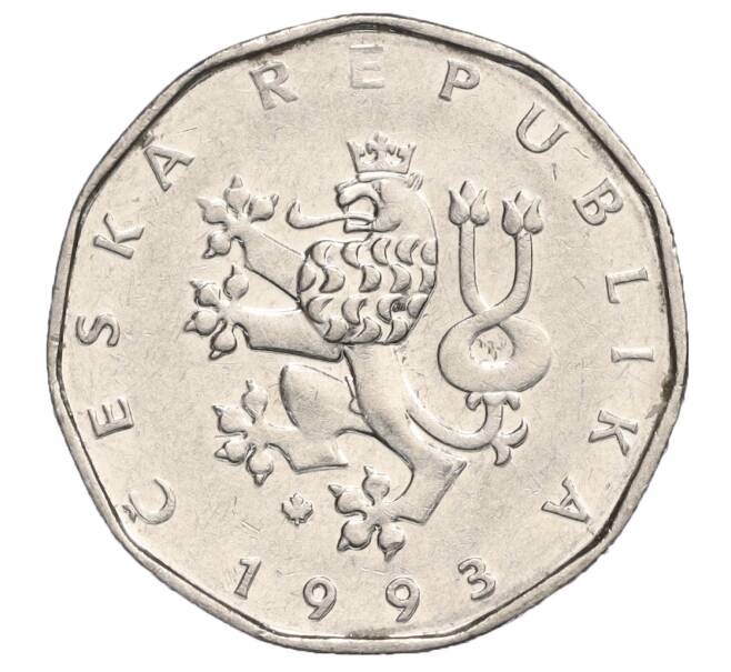 Монета 2 кроны 1993 года Чехия (Артикул K11-114705)