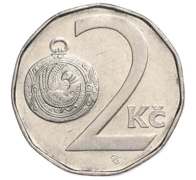 Монета 2 кроны 1993 года Чехия (Артикул K11-114705)