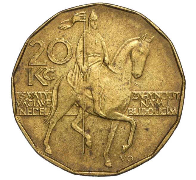 Монета 20 крон 1993 года Чехия (Артикул K11-114717)