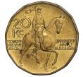 Монета 20 крон 2002 года Чехия (Артикул: K11-114720) — Фото №1
