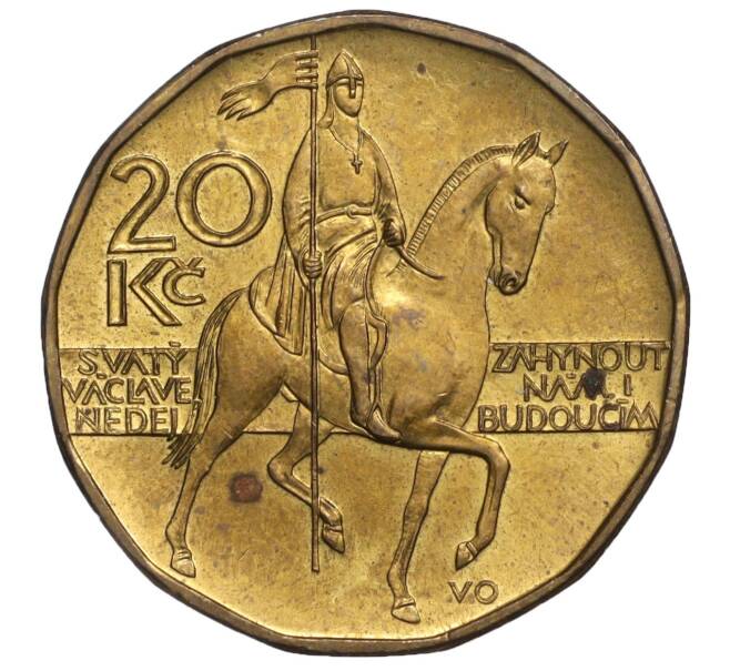 Монета 20 крон 2002 года Чехия (Артикул: K11-114720) — Фото №1
