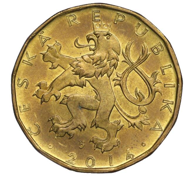 Монета 20 крон 2014 года Чехия (Артикул K11-114723)