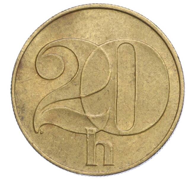 Монета 20 геллеров 1991 года Чехословакия (Артикул K11-114925)
