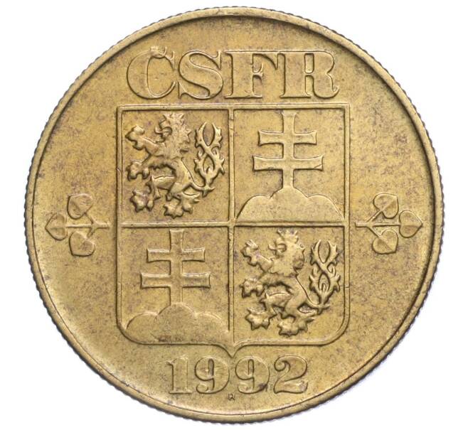 Монета 1 крона 1992 года Чехословакия (Артикул K11-114939)