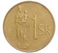 Монета 1 крона 1993 года Словакия (Артикул K11-114954)