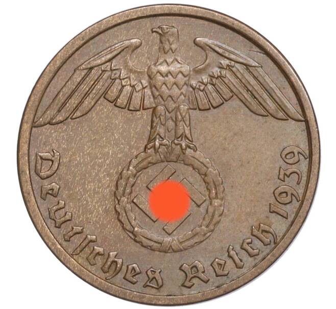 Монета 1 рейхспфенниг 1939 года A Германия (Артикул K11-114890)