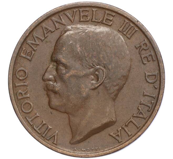 Монета 10 чентезимо 1937 года Италия (Артикул K11-114913)