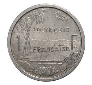 1 франк 1965 года Французская Полинезия — Фото №2