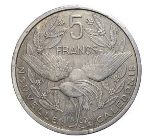 5 франков 1952 года Новая Каледония — Фото №2