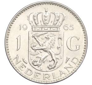 1 гульден 1965 года Нидерланды — Фото №1