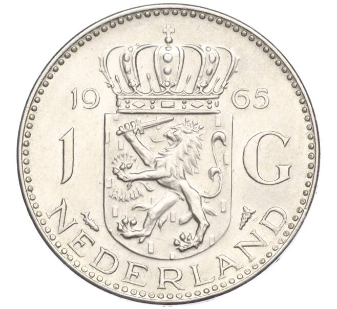 Монета 1 гульден 1965 года Нидерланды (Артикул K11-115040)