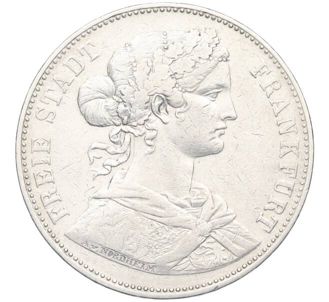 Монета 1 союзный талер 1862 года Франкфурт (Артикул K11-115046)