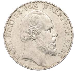 1 талер 1871 года Вюртемберг «Победоносное завершение Франко-прусской войны» — Фото №2