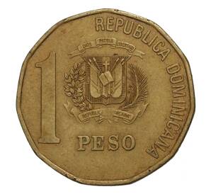 1 песо 1997 года Доминиканская республика — Фото №2