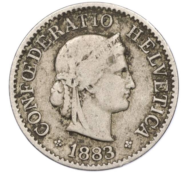 Монета 5 раппенов 1883 года Швейцария (Артикул K11-115104)