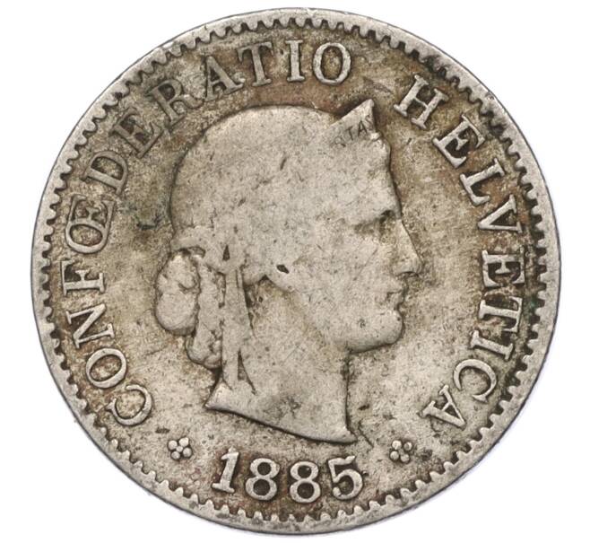 Монета 5 раппенов 1885 года Швейцария (Артикул K11-115113)
