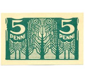 5 пенни 1919 года Эстония — Фото №1