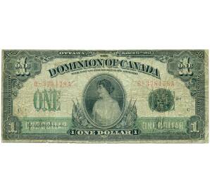 1 доллар 1917 года Канада