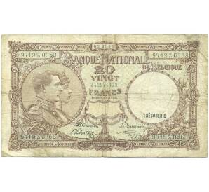 20 франков 1944 года Бельгия — Фото №1