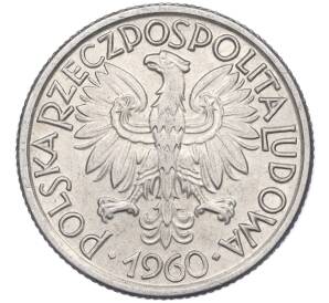 2 злотых 1960 года Польша — Фото №2