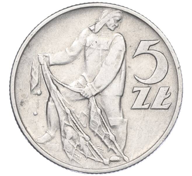Монета 5 злотых 1958 года Польша (Артикул: K11-115364) — Фото №1