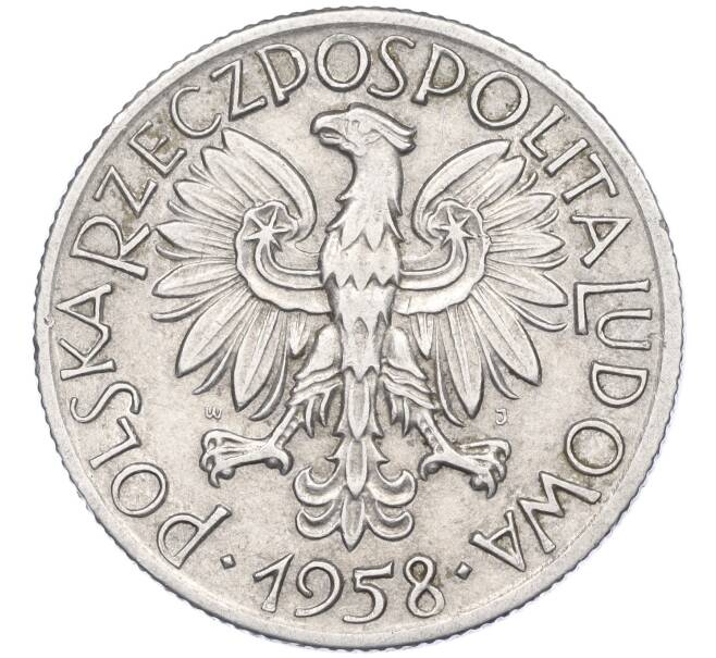 Монета 5 злотых 1958 года Польша (Артикул: K11-115364) — Фото №2