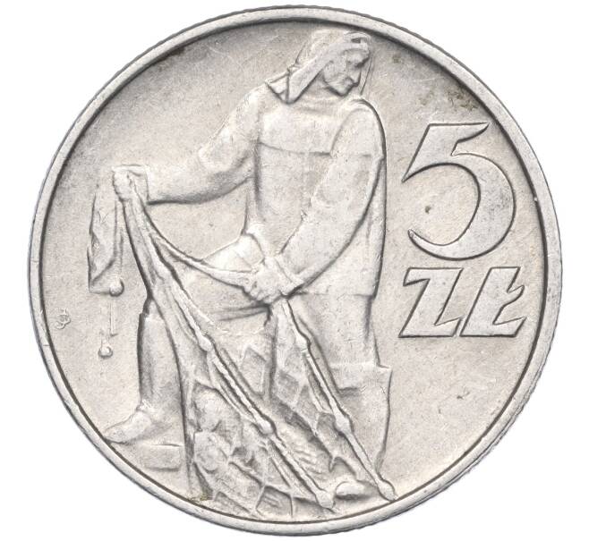 Монета 5 злотых 1974 года Польша (Артикул K11-115372)