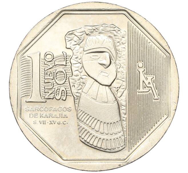 Монета 1 новый соль 2010 года Перу «Богатство и гордость Перу — Карахиа» (Артикул K11-115572)