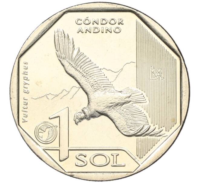 1 соль 2017 года Перу «Фауна Перу — Андский кондор» (Артикул K11-115579)