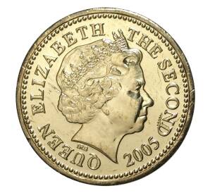 1 фунт 2005 года Джерси — Фото №2