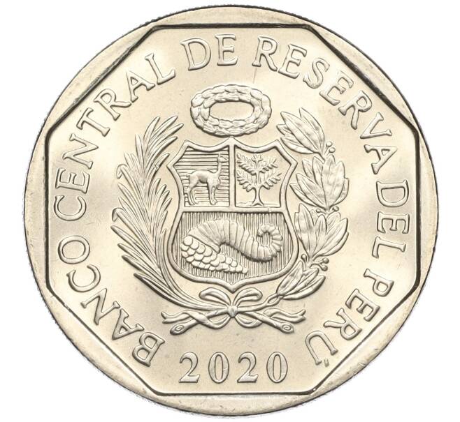 Монета 1 соль 2020 года Перу «200 лет Независимости — Бригида Силва де Очоа» (Артикул K11-115622)