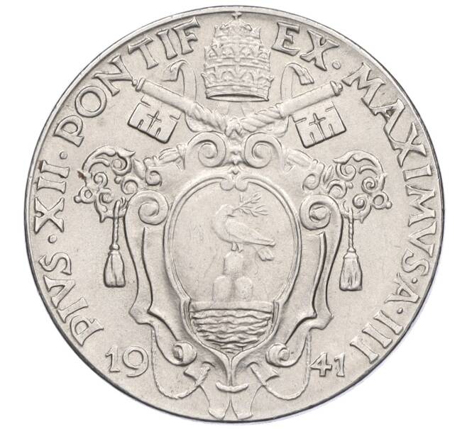 Монета 50 чентезимо 1941 года Ватикан (Артикул K1-5072)