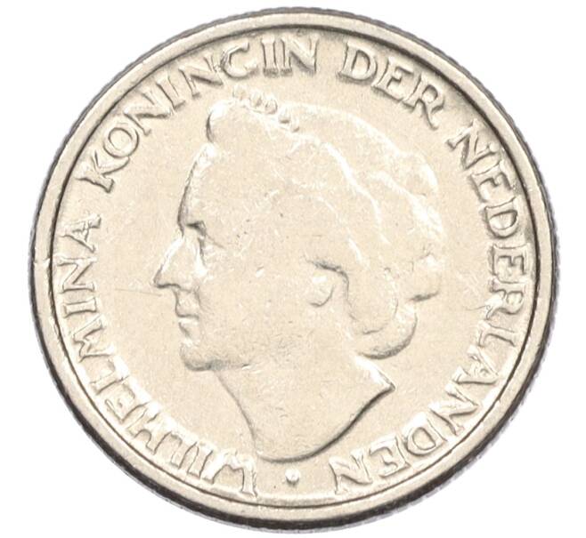 Монета 10 центов 1948 года Нидерланды (Артикул K1-5091)