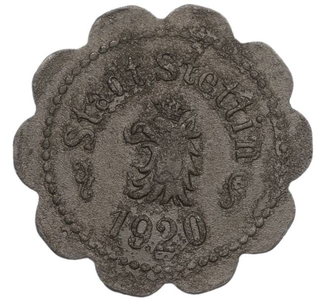 Монета 10 пфеннигов 1920 года Германия — город Штеттин (Нотгельд) (Артикул: K11-115685) — Фото №1