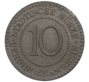 10 пфеннигов 1917 года Германия — город Юрдинген (Нотгельд)