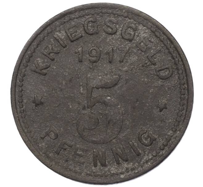 Монета 5 пфеннигов 1917 года Германия — город Виттен (Нотгельд) (Артикул K11-115704)