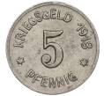Монета 5 пфеннигов 1918 года Германия — город Зиген (Нотгельд) (Артикул K11-115709)