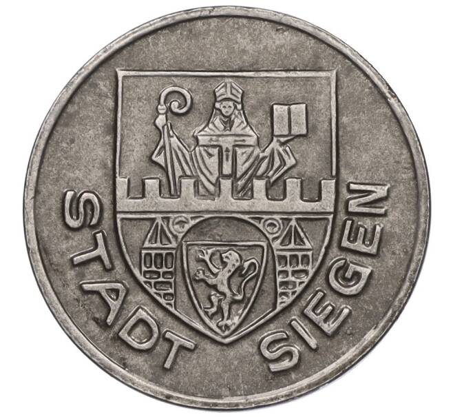 Монета 5 пфеннигов 1918 года Германия — город Зиген (Нотгельд) (Артикул K11-115710)