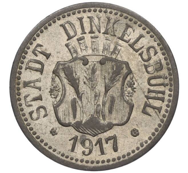 Монета 10 пфеннигов 1917 года Германия — город Динкельсбюль (Нотгельд) (Артикул K11-115712)
