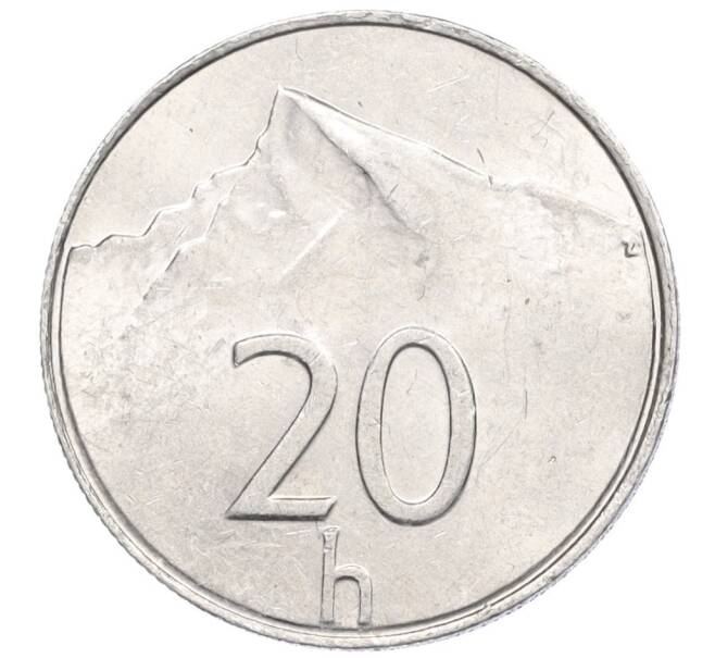 Монета 20 геллеров 2001 года Словакия (Артикул K11-116229)