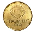 Жетон фирмы Shell «Футболисты сборной Германии 1969 года — Уве Зеелер» (Артикул H5-0094)