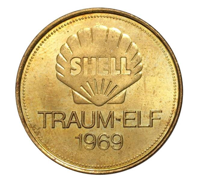 Жетон фирмы Shell «Футболисты сборной Германии 1969 года — Уве Зеелер»