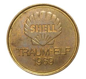 Жетон фирмы Shell «Футболисты сборной Германии 1969 года — Хорст-Дитер Хеттгес» — Фото №2